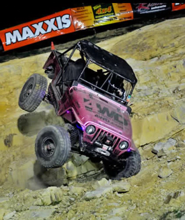 Team #311 Pink Jeep Rock Crawler