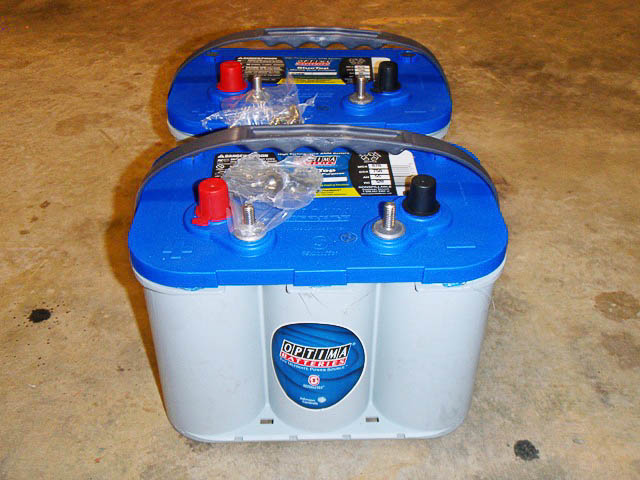 Optima 'Blue' batteries for welding supply.