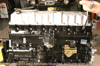 Stroker 4.6L inline six cylinder Jeep engine build