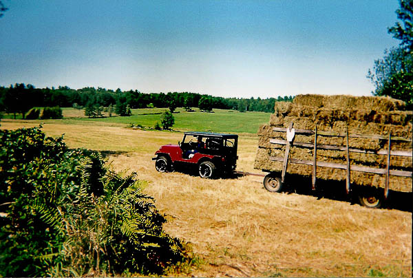 Kaiser era Jeep at work in New Hampshire