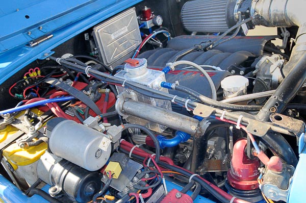 High Performance Corvette LS engine in '82 CJ-7 chassis.
