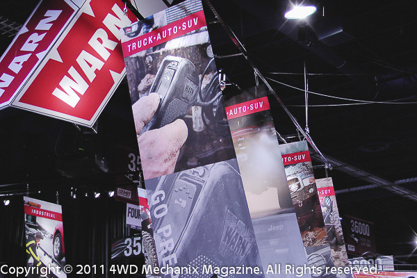 Warn Industries was a major presence at the 2011 SEMA Show, Las Vegas, Nevada!