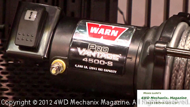 Warn OHV winch power to 4500 pounds!