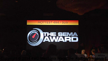 2014 SEMA Award for Best 4x4/SUV goes to Jeep JK Wrangler!