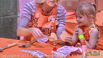 Home Depot Kid's Workshop at the Reno Expo
