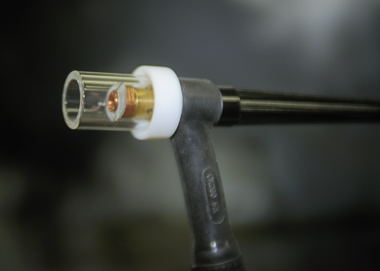 Torch without the electrode in place