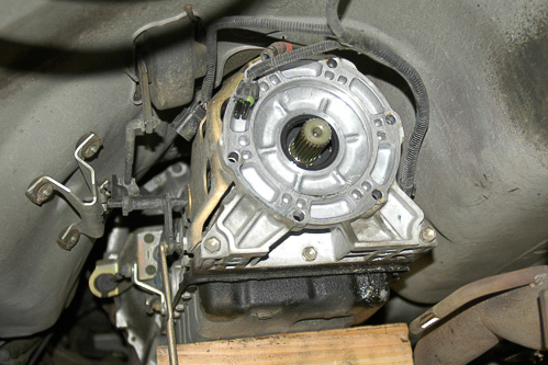 Output end of the AW-4 automatic transmission.