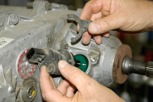 Delicate speedometer components are part of the MPI system.