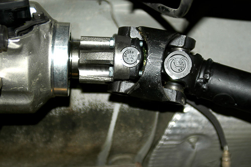 CV rear driveline helps eliminate vibration and steep U-joint angles