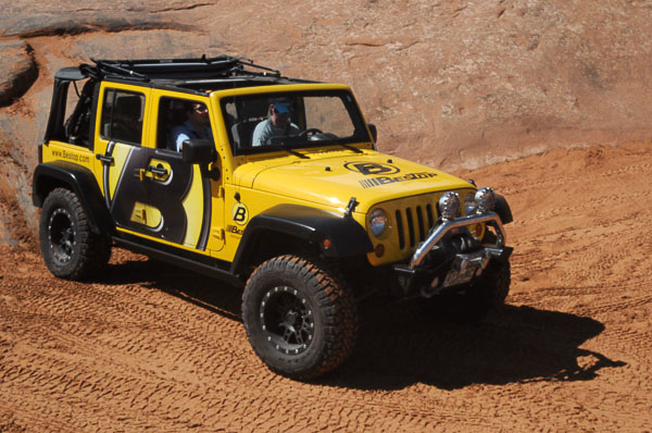 New Bestop products and media run at Moab 2011 Jeep Safari!