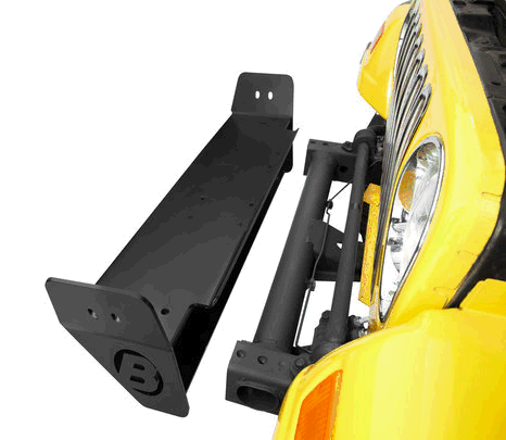 TJ Wrangler Narrow Bumper with bolt-on winch plate
