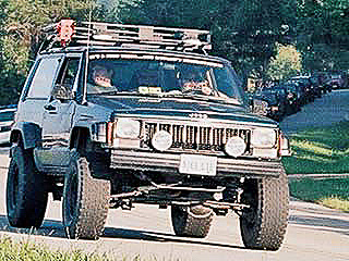 XJ Cherokee equipped for the trail and highway!