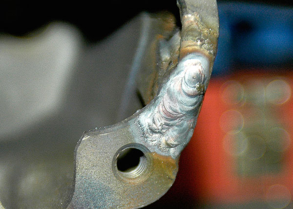 Successful gray cast iron repair.