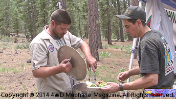 Feeding a hard working group of volunteers and U.S. Forest Service staff