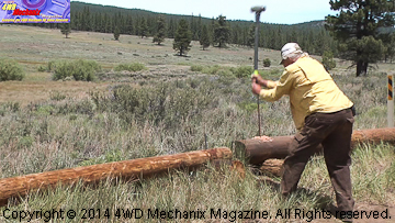 Friends of Nevada Wilderness work hard at the Dog Valley Project