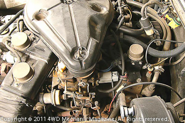 Carbureted 4.2L YJ Wrangler engine
