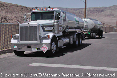 GDiesel transport truck at the Nevada refining facility, click here to see the HD video!