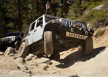 On the Rubicon Trail, mechanical skill and the right equipment are requirements!