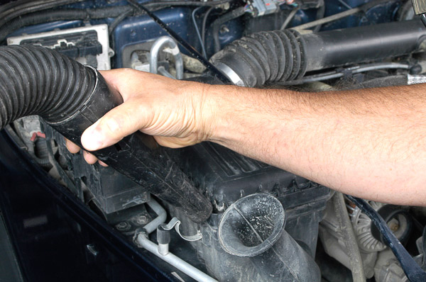Keep the air box and filter clean.