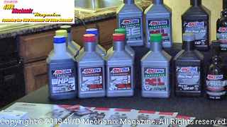 Assortment of quality AMSOIL synthetic lubricants