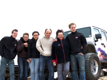 French visitors at Warn Industries get a Rockie Mountain four-wheeling adventure with the MHJC!