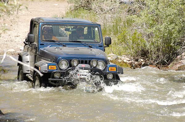 Moses teaches 4x4 water fording