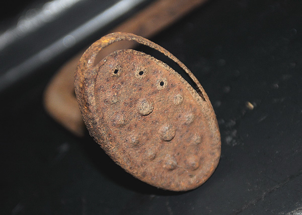 This rusted hulk of a brake pedal can be restored!