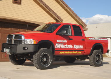 2005 Dodge Ram makeover included a chassis lift and 35
