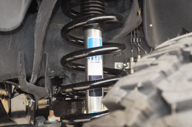Bilstein gas pressurized shock absorbers are the heavy-duty option and choice here.
