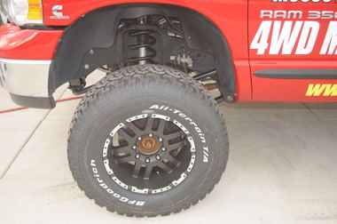 The need for a suspension lift centers around the use of oversized tires.