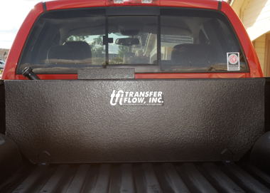 75-gallon Transfer Flow fuel tank and spray-in bed liner 