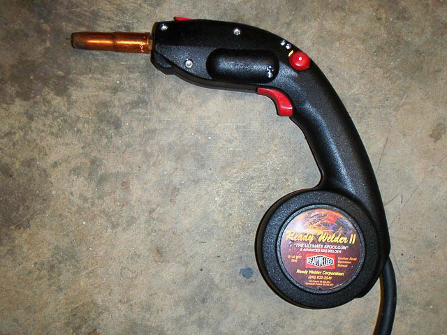 Spool gun for use with the Ready Welder package.