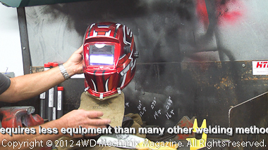 The right welding helmet