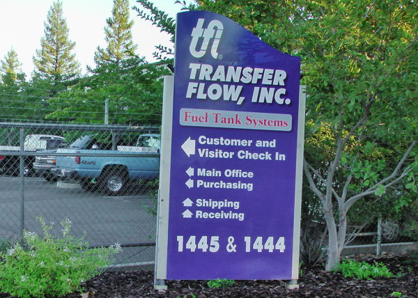 Transfer Flow, Inc., at Chico, California, manufactures 50-State legal fuel tanks.
