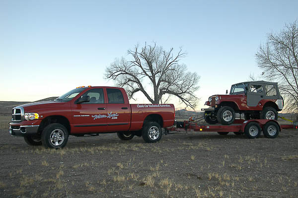 Dawn start for tow duty with our '05 Dodge Ram 3500