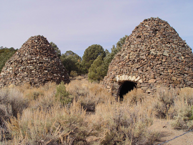 The Tybo Kilns at Central Nevada, photo by Tom Willis