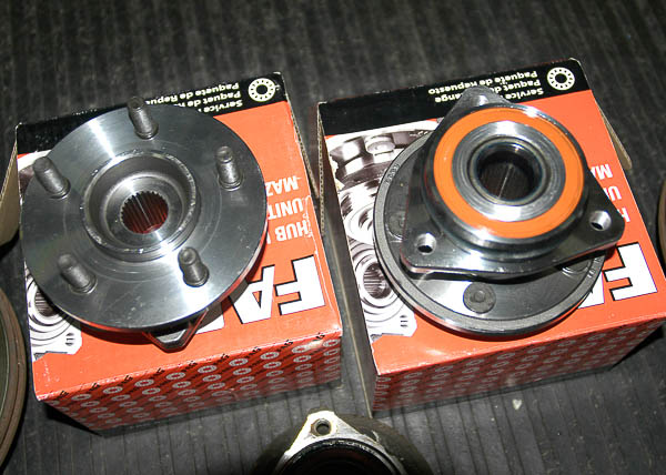 New unit hub bearing sets for the XJ Cherokee and Wranglers