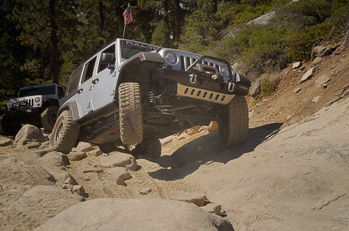 The easier, early stretches of the Rubicon Trail event.