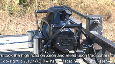 Use of Zeon winch for trailer loading