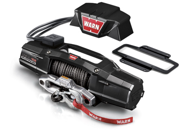 Warn ZEON Platinum winch with remote convertible control pack mount